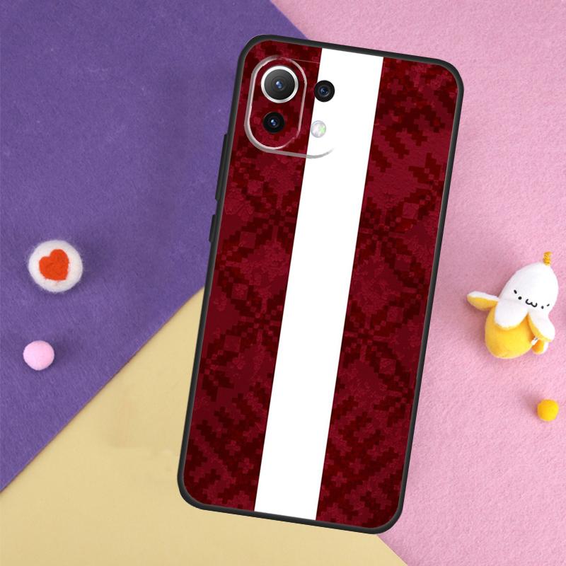 Чехол Флаг Латвии Для Xiaomi 15 Ultra 13 14 14T 11T 12T 13T Pro POCO X7 Pro X3 X5 X6 F5 F6 M6 Pro