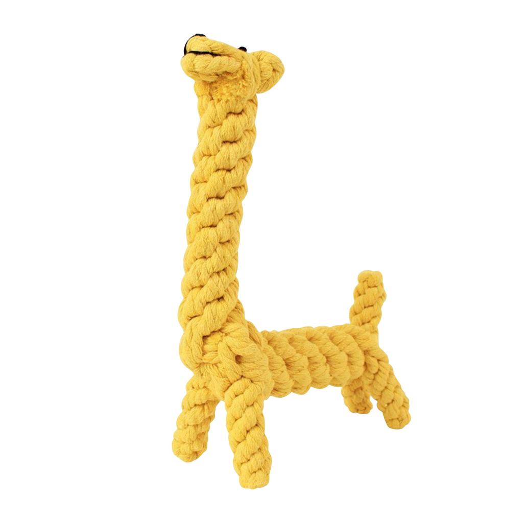 Игрушки для собак из хлопковой веревки, плетеные игрушки в форме животных из пипитао, устойчивые к жеванию, игрушки для собак, прорезывающихся зубами.