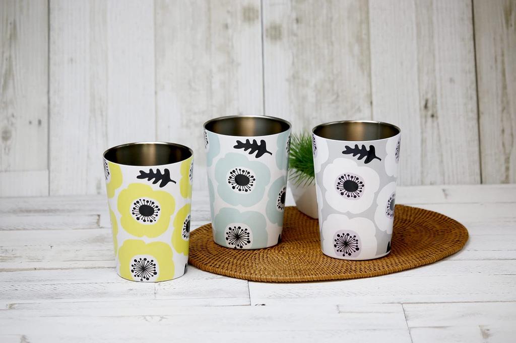 Стакан OGURA из нержавеющей стали для магазинов у дома, кофейная чашка 450 мл, вакуумная термоизоляционная кружка, скандинавский желтый цвет Tuuli