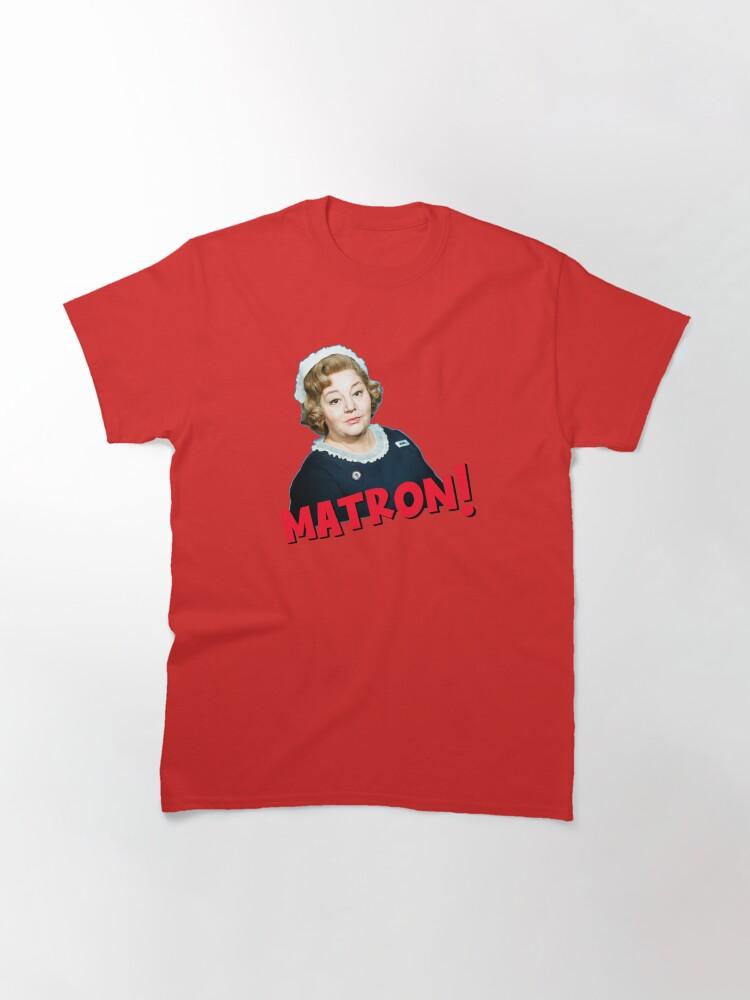 Barbara Vintage Style CARRY ON Art - MATRON! Hatti Jaques Classic T-Shirt
