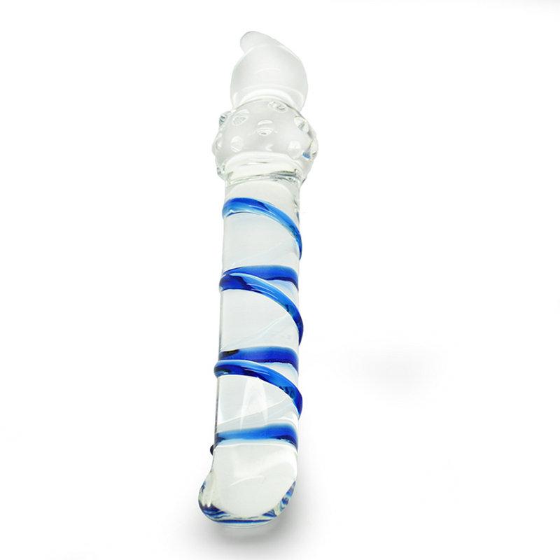 G-Spot Вагина и анальный стеклянный фаллоимитатор Love Секс-игрушки Анальные игрушки Эротические товары Audlt