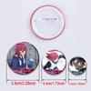 32/44/58 мм синяя брошь с HD-принтом, значок в виде аниме-фигурки из мультфильма Hyoma Chigirl Seishiro Nagi, круглые броши-булавки на лацкан, ювелирные изделия в подарок