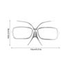 Ski Goggle Lens Insert Adjustable Ski and Snowboard Goggle Insert Adapter Flexible Bendable Inner Frame for Glasses Wearers