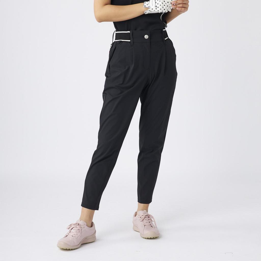 Marie Claire Women's Tucked Tapered Pants 715320W Black, Size LL