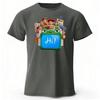 Latest Toy Story 5 Series Pure Cotton Short Sleeved Menswomens Daily Casual Soft Highquality Tshirt Plus Size Loose Top