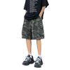 Large Pocket Camouflage Work Shorts Men's Summer American High Street Wide-leg Mid-pants Large Size Loose Four- and Five-point Pants