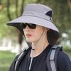 Альпинистская шляпа от солнца с регулируемым ветрозащитным шнурком, дышащая сетка, широкий козырек, защита от УФ, шляпа для рыбалки для активного отдыха, походов, кемпинга