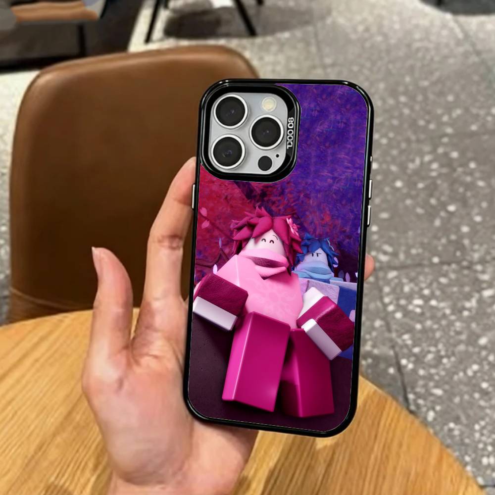 Хоррор-игра T-TwoTime F-Forsaken Чехол для телефона для iPhone 17, 16, 15, 14, 13, 12, 11 Plus, Pro Max Цветной Серебряное покрытие Внутренняя крышка
