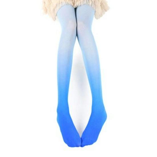 Женские колготки Gradient Velvet 80D — тонкие, не застревают, цветные