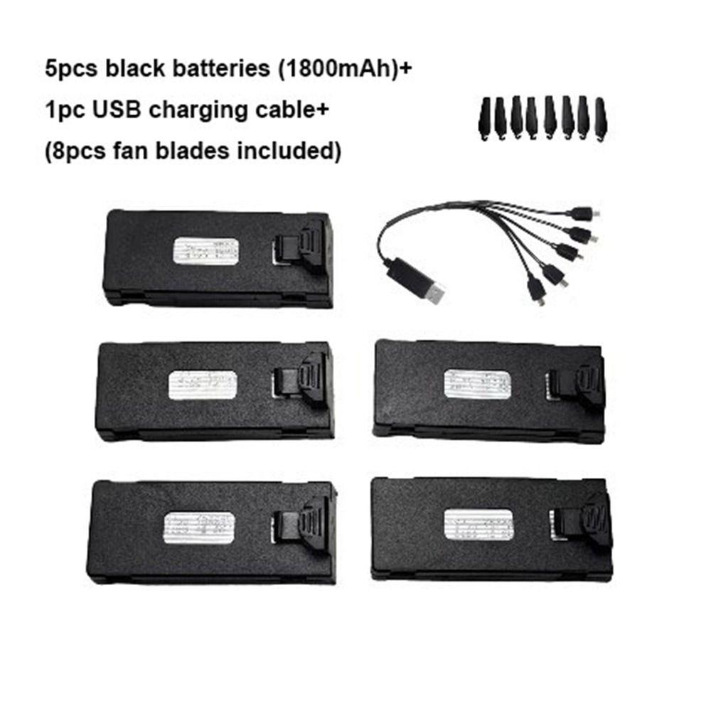 Литиевая батарея большой емкости 3,7 В 1800 мАч для дрона E88 e88PRO E99 E525 S89