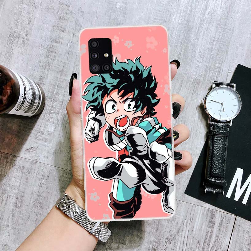 Чехол для телефона My Hero Academia Izuku Deku для Samsung Galaxy A12 A22 A32 A42 A52 A72 A51 A71 5G A41 A31 A21 A02S M12 M21 M31 M30S