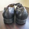 FLORSHEIM Goodyear Welt U-Tip Shoes 60s-70s Vintage Size 11E 28.0-28.5 Black(USED)