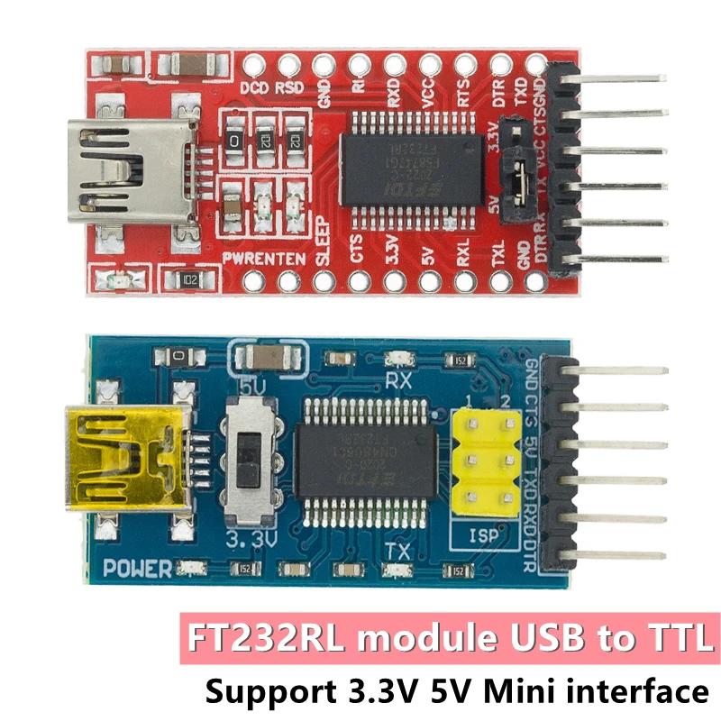 FT232RL FTDI USB 3.3V 5.5V к TTL последовательный адаптерный модуль для Arduino FT232 Pro Mini USB к TTL 232