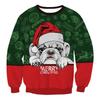 Autumn 3D Christmas Dog Printed Sweatshirts Fashionable Casual Sports Long Sleeved Men's and Women's Unisex Sweatshirts