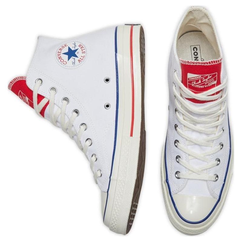 Converse Chuck 70 Varsity Remix Удобные Высокие Кеды из Канваса Унисекс Белые