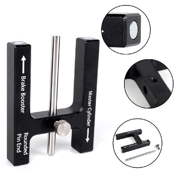 BARTOO Brake Adjustment Tool Brake Booster Push Rod Adjustment Tool Master Cylinder Push Rod Length Gauge Suit For Most Brake Boosters With
