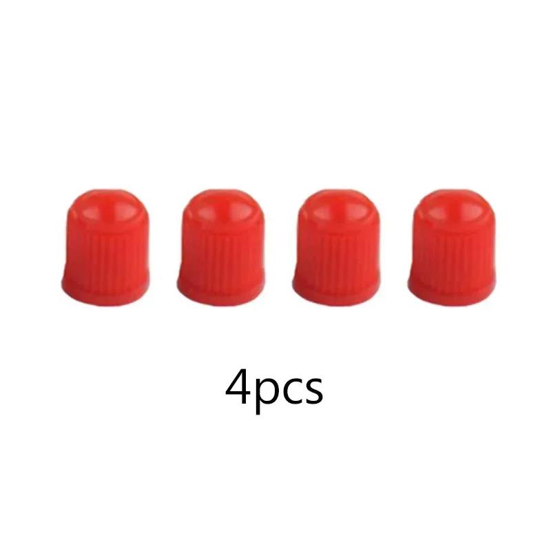 Universal Car Valve Cap Plastic Wheel Tire Air Stem Cover Black Red Blue Dust Tyre Valve Caps for Car Motorcycles Bike Bicycle Valve Stems 1