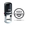 Custom Shiny Personalized Teachers Stamps VERY GOOD Round Self Inking Rubber 20mm Mini