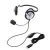 ELECOM Headset Microphone PS4 Compatible USB Binaural Neckband 1.8m HS-NB05USV