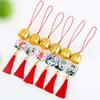 1PCS Vintage Tassel Hanging Decor Creative Lucky Wind Chimes Wishing Card Pendant DIY Home Decoration Student Keychain Gifts