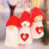 Stunning Three-piece Set Doll Gift For Classic Christmas Decorations