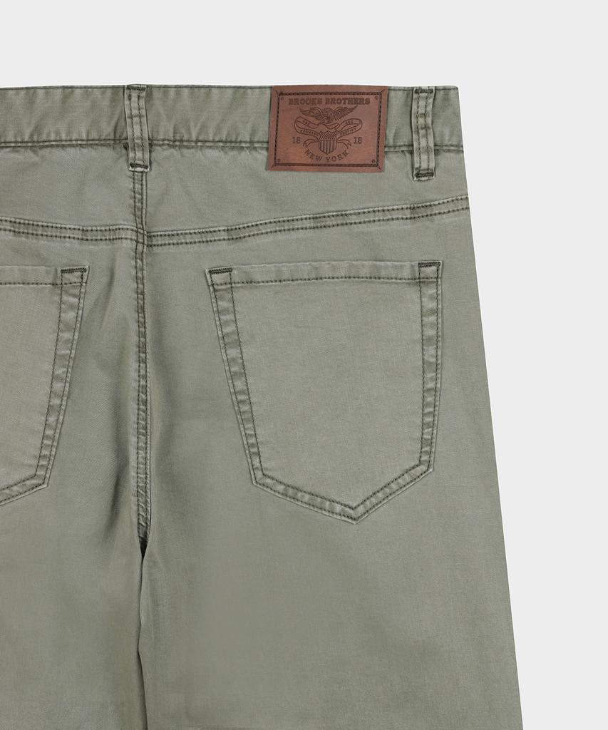 Штаны BROOKS BROTHERS, окрашенные в готовом виде (хаки) (Bbpcmb202A2Fm)