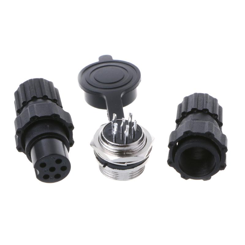GX16 Waterproof Aviation Connector Plug Socket Sensor Encoder 2/3/4/5/6 Pin New