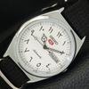 АВТОМАТИЧЕСКИЕ ВИНТАЖНЫЕ ВОССТАНОВЛЕННЫЕ МУЖСКИЕ ЧАСЫ SEIKO 5 JAPAN 6309A БЕЛЫЕ a441398-4