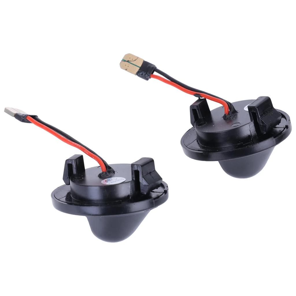 2pcs LED License Plate Light Car Modification Parts Tag Light Compatible for Ford F150/F250/F350