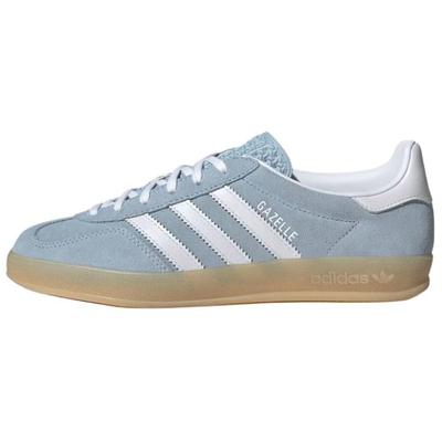 Оригинальные GAZELLE INDOOR Износостойкие Низкие Кеды для Скейтборда Женские Синие Кроссовки JQ7009