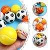 Set Of 12 High Elasticity Mini Foam Tennis Balls Soft Indoor Outdoor Sports Ball for Children Soft Foam Tennis Balls Set