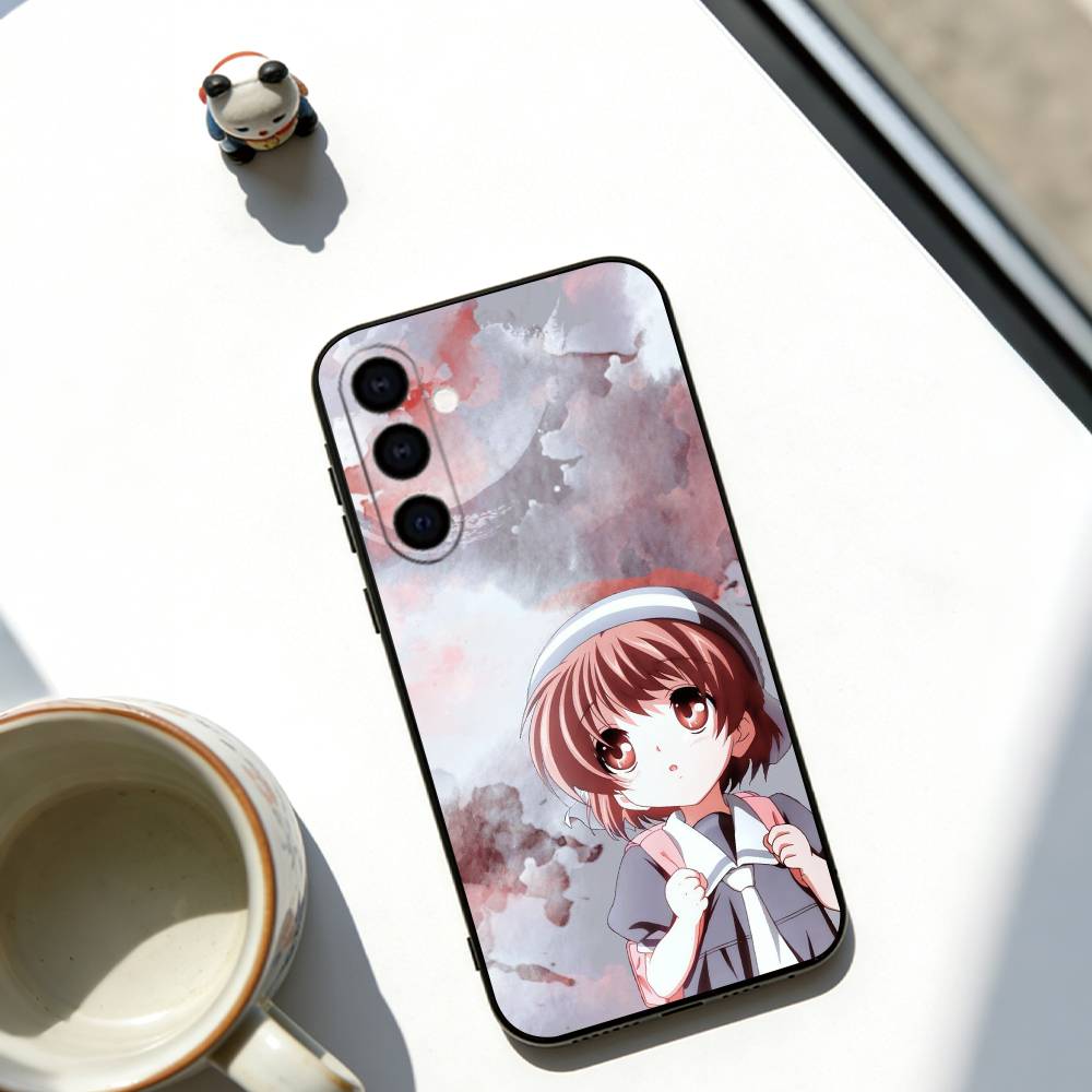 Чехол для телефона CLANNAD для Samsung Galaxy A73, A72, A71, A70, A53, A52, A51, Другие Мягкий черный чехол