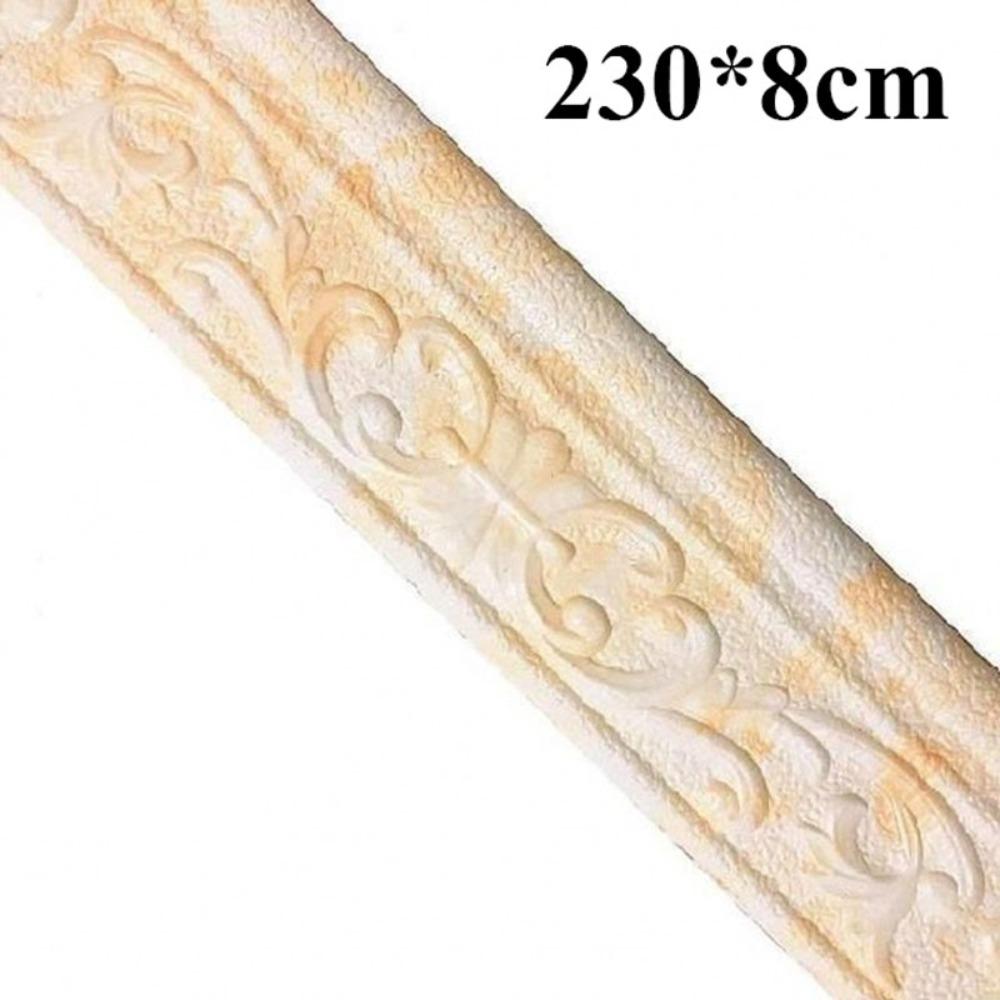 Waterproof Wall Skirting Border Self Adhesive Wallpaper New TV Background Wall