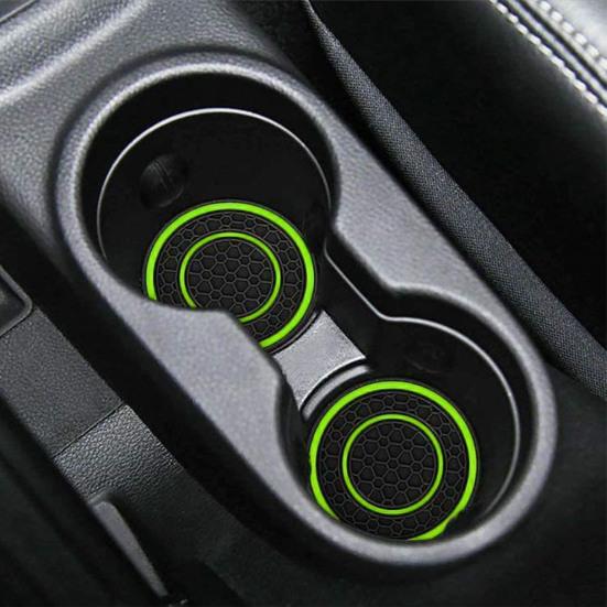 2 шт. автомобильные подставки под стаканы термостойкие нескользящие водонепроницаемые канавки универсальный держатель для стаканов аксессуары для салона автомобиля