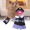 Костюм для косплея для домашних животных, нарядное платье для улучшения атмосферы, забавная одежда для домашних животных, пиратов, собак и кошек