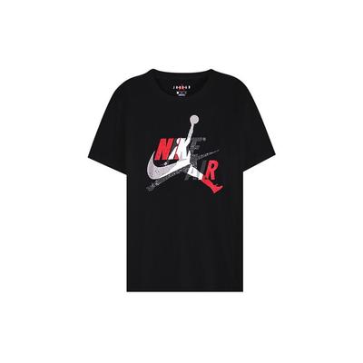 Футболка с короткими рукавами Jumpman Classics с логотипом, мужские топы, черные CV1736-010