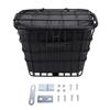 Bike Basket with Black Liner Bag Water Resistant Metal Bike Front Storage Basket for Electric