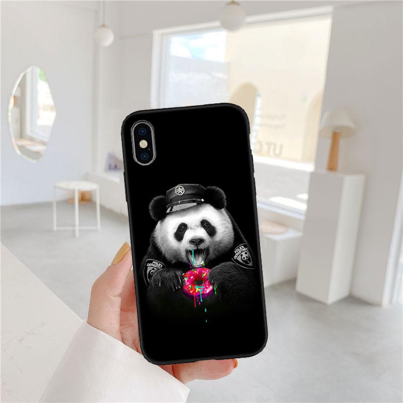 PP16 Мультяшный чехол-панда для Samsung Galaxy A11 A12 A13 A15 A52S A53 A55 A56 A70 A71 A72 A73 F06 F16 F56 S10 Plus S10e