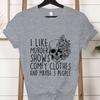 Summer Clothing I Like Murder Shows Comfy Clothes and Maybe 3 People Mom Gifts for Mom Fashion Women Tee T-shirts Graphic Shirt