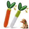 AUSCAT Dog Rope Chew Educational Includes Carrot and Set of 2 Toy, Toy, Durable, Pull-and-Play, Sound-Making, Toy, Treats, Radish,