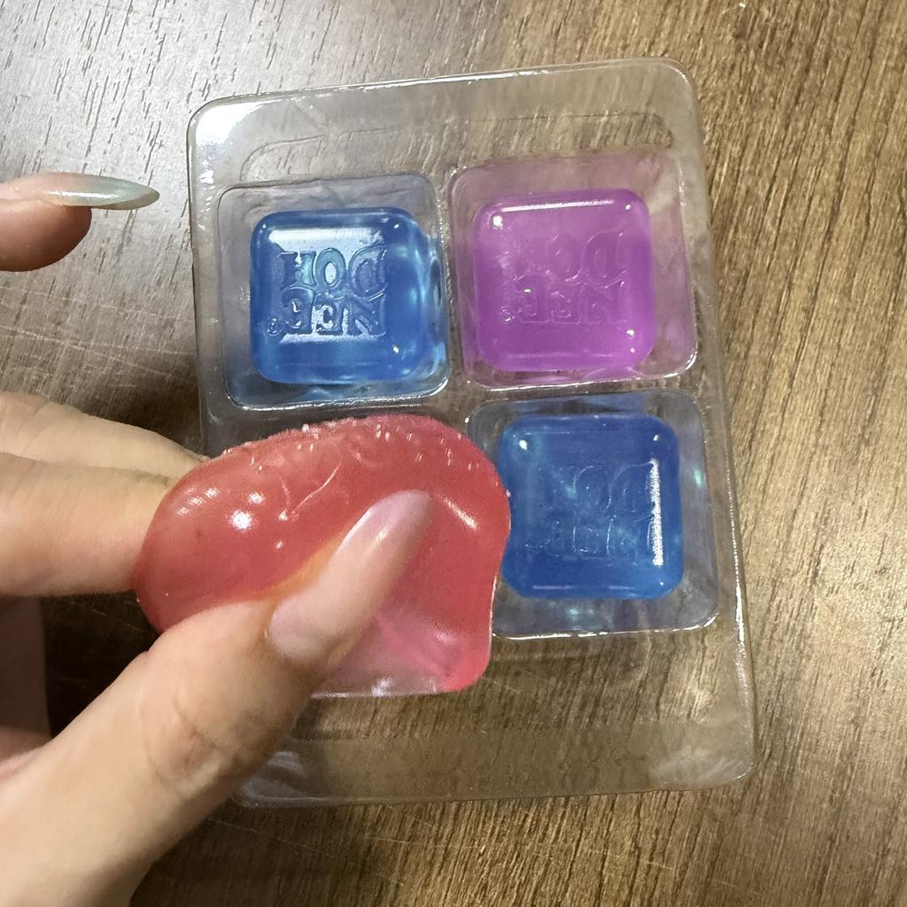New Set /Squishy Needoh /Nice Cube Schylling /Sensory Stress Reliever Fidget Tool Toy Anxiety Focus Sensory Cube Adults Kid Gift