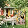 Double-Sided Garden Flag for Porch 12x18 Inch Fade-Resistant Spring Floral Butterfly Print Decorative Flag for Outdoor Yard Patio Mailbox Seasonal