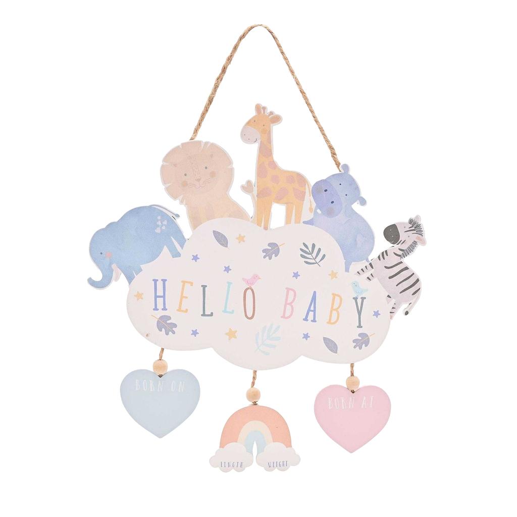 Celebrations Petit Cheri Data Cloud Animals Plaque