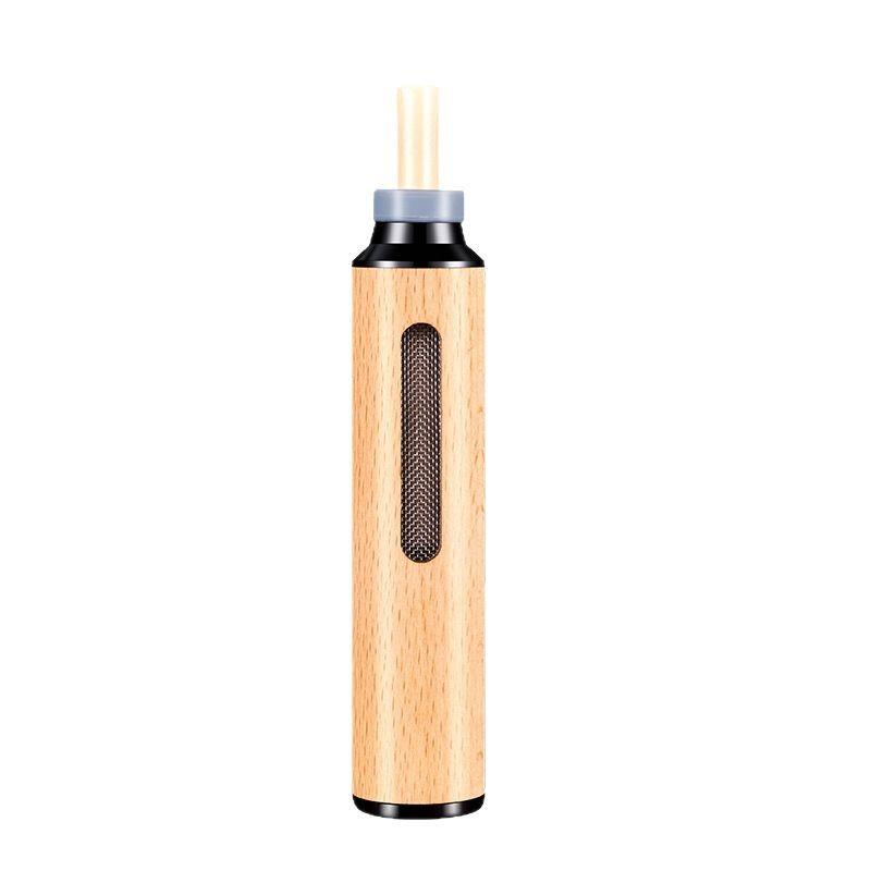 1pc Personalized wooden car ashtray, perfect for lazy smokers who don't need to flick ash, ideal as a holiday gift.