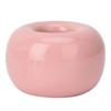 Керамический держатель для зубных щеток Пончик Оригинальный Конфетный цвет Милый Многофункциональная подставка для зубных щеток Розовый