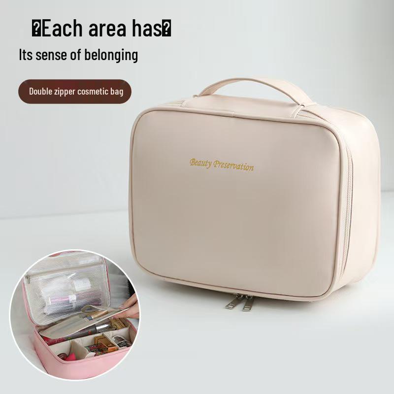 Роскошная многофункциональная косметичка – Высокая вместимость, Стильный дизайн, Свободно разделяемая, Идеально подходит для путешествий