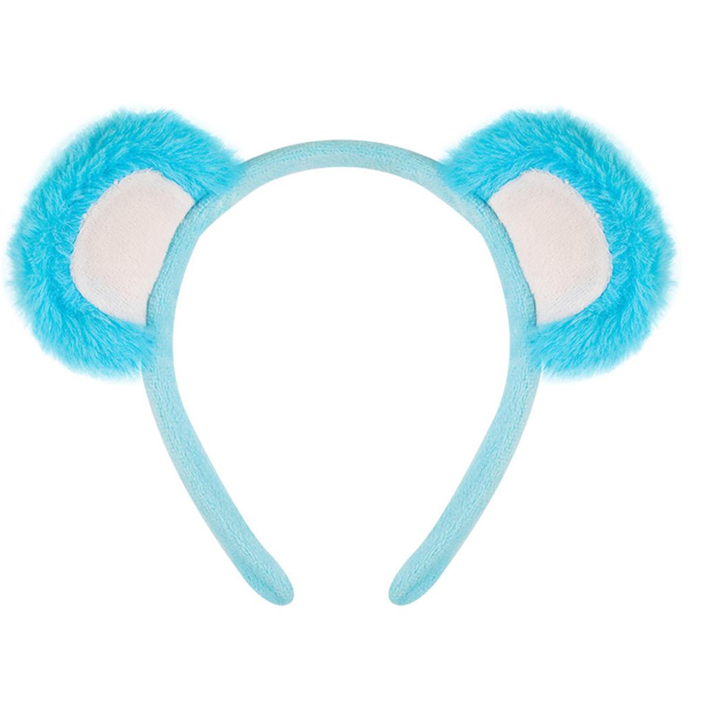 Lovely Plush Bear Ear Headband for Women Girl Birthday Party Gathering Headpiece School Event Accessory Stage Hairhoop