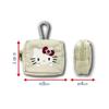 Hatakeyama Shoji Sanrio Mini Pouch with Carabiner, 3D Appliqué Embroidery, Character Accessory Case,