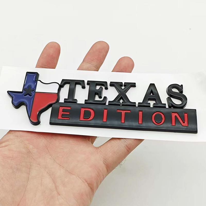 TEXAS EDITION Логотип Эмблема ABS Значок на автомобиль Наклейка на багажник Для Ford Jeep Chevrolet Ram GMC Dodge Cadillac Lincoln Tesla Аксессуары