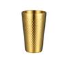 Hammered Texture Double-Wall Beer Cups Stainless Steel Milk Mugs New Cold Water Drinks Cup  Bar